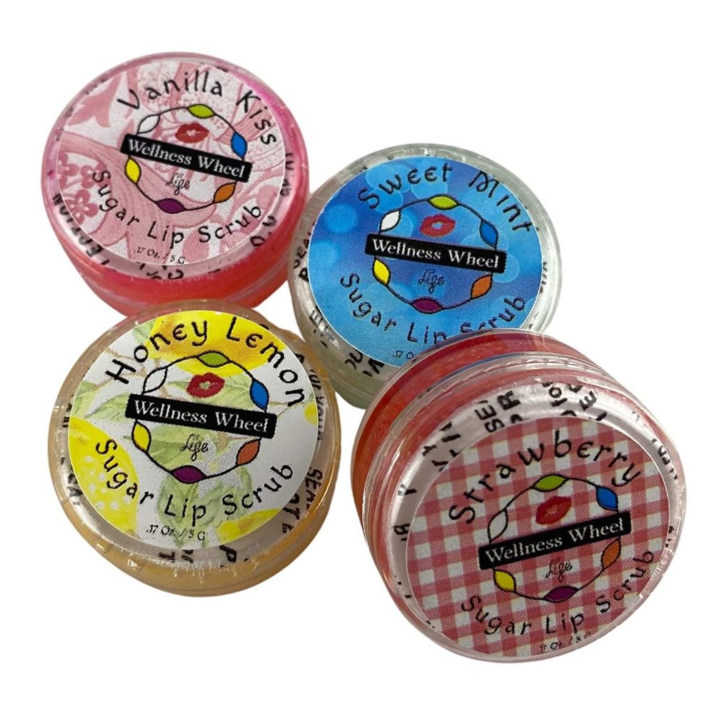 Sugar Lip Scrub Exfoliator & Moisturizer 4 PIECES